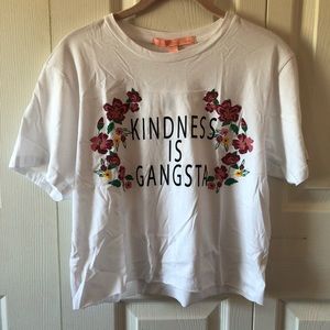 Kindness is Gangsta Cropped Tee